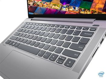 Lenovo IdeaPad 5-14IIL05  , 14" FHD (1920x1080) IPS 300nits Anti-glare DIsplay , 10th Gen Core i5-1035G1 Processor, 8GB Soldered DDR4, 512GB SSD, 2GB Nvidia Geforce MX350 Graphis , HDMI , USB Type C, Finger Print, ENG/ARABIC Backlit Keyboard, Int