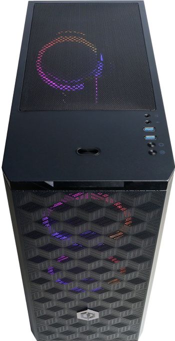 CyberPowerPC كمبيوتر سطح المكتب GMS ايه ام دي رايزن 5 - رام 16 جيجابايت - 1 تيرابايت اس اس دي (GMA5200BSTV9) أسود، ويندوز 11