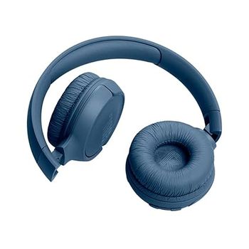 JBL Tune 520 BT Bluetooth On-Ear Headphone with Mic Pure Bass Sound, Up to 57H Battery Life - Blue