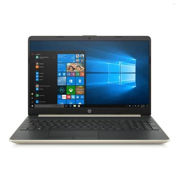 HP 15 Dw0052wm - Core i5 8th Gen 8265U- 16GB Ram DDR4 - 256GB SSD- 15.6 inch HD WLED Display -US Full Keyboard -HDMi-USB TYPE C-Windows 10 Home - Pale Gold