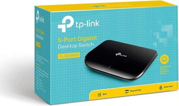 Tp-Link 5 Port Network Desk Switch Tl-Sg1005D