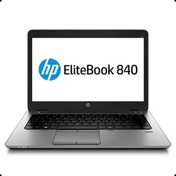 كمبيوتر محمول HP 2018 Elitebook 840 G1 14 بوصة عالي الدقة بإضاءة خلفية LED ومضاد للتوهج ، Intel Dual-Core i5-4300U حتى 2.9 جيجا هرتز ، 8 جيجا بايت رام ، 500 جيجا بايت HDD ، USB 3.0 ، بلوتوث ، Window 10 Professional