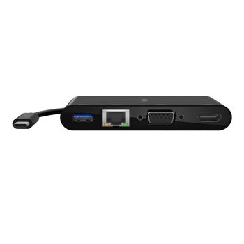 Belkin  USB-C 10cm Cable to HDMI, VGA, DVI and DisplayPort - Black