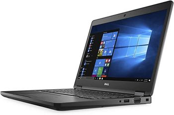 لاب توب Dell Latitude 5480 Notebook للأعمال ، وحدة معالجة مركزية Intel Core i5-7th Generation CPU ، 8GB DDR4 RAM ، 256GB SSD Hard ، شاشة 14.1 بوصة ، Windows 10 Pro