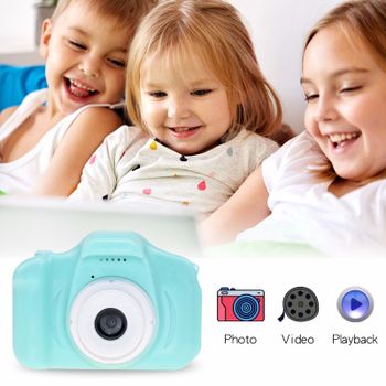 Children’s Camera Waterproof 1080P HD Screen Camera Video Toy 8 Million Pixel Kids Cartoon Cute Camera Outdoor Photography Toy random color