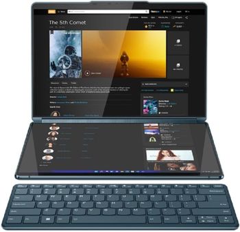 Lenovo Yoga Book 9 13IRU8 13.3 Inch 2.8K Dual Display, Intel i7-1355U Integrated Intel® Irish® Xe Graphics Windows 11 Tidal Teal - 1TB SSD - 16GB RAM [82YQ0025AX]