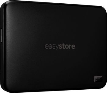 Western Digital Easystore Portable Hard Drive 1TB (WDBAJN0010BBK-WESN) - Black