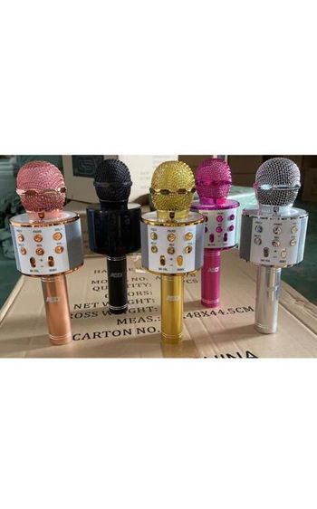 Karaoke Wireless Microphone with Speaker ASD-178(ROSE GOLD)