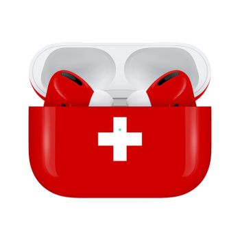 Apple Airpods Pro (2nd Generation) Customized By Caviar Glossy Switzerland Flag