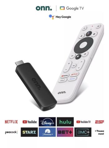 أون. عصا البث بدقة FHD من Google TV 4K مع جهاز تحكم عن بعد (Fire TV Stick)