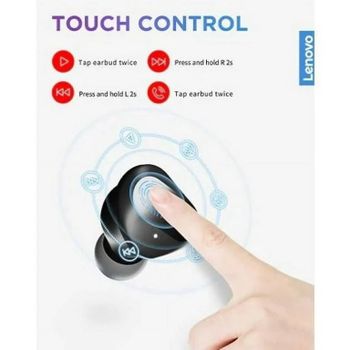 Lenovo True Wireless Earbuds Black