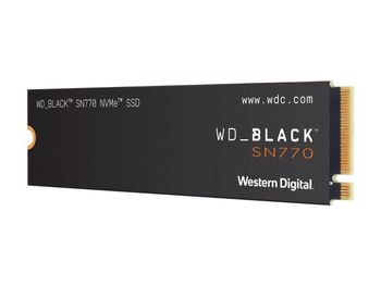 Western Digital SN770 NVMe 4 Lanes Internal Solid State SSD 1TB (WDS100T3X0E-00B3N0) أسود