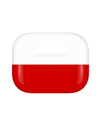 Apple Airpods Pro (2nd Generation) Customized By Caviar Glossy Poland Flag