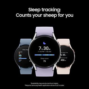 Samsung Galaxy Watch 5 40mm Bluetooth Smartwatch  Health, Fitness and Sleep Tracker, Improved Battery, Sapphire Crystal Glass, Enhanced GPS Tracking - Graphite