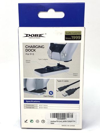 Dobe Dual Controller Charging Dock For PS5 Controller (TP-0504)