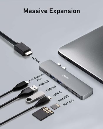 Anker 547 USB-C Hub (7-in-2, for MacBook) - A8371HA1