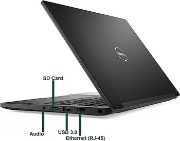 Dell Latitude 7480 Laptop Pc, 14 Fhd (1920X1080) Non-Touch, Intel I5-6600U 2.60Ghz Processor, 16 Gb Ram Ddr4, 512 Gb Nvme Solid State Drive, Hdmi, Webcam, Wifi & Bluetooth Keyboard Eng/Arabic  Windows 10 Pro