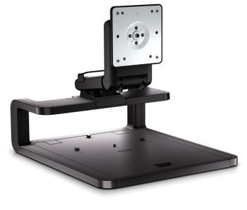 Genuine HP Adjustable Display Stand AW663AA#ABA For Business Notebook Laptop & LCD LED Monitor - Black