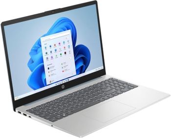 Hp Laptop 15 fc0007ne - 15.6" Inch FHD 1920*1080 ips Antiglare Display - AMD Ryzen 5 7520U (up to 4.3 GHz max boost clock, 4 MB L3 cache, 4 cores, 8 threads) - 8 GB LPDDR5 5500 - AMD Radeon Graphics - HDMI - ENG/ARABIC Keyboard - WIFI 6 - Win 11