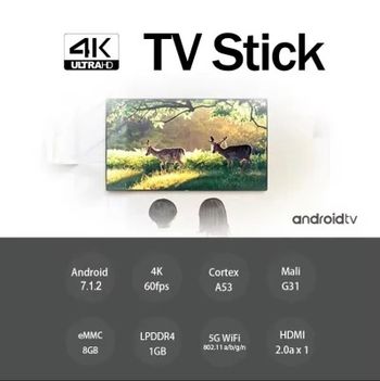 M98-Y3 TV Stick 4K Ultra HD - Black