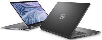 Dell Latitude 7410 2 in 1 Business Laptop- 10th Gen i7 10610u -upto 4.9GHz, 16GB DDR4 RAM, 512GB SSD, 14" Touch FHD x360, Windows Hello, Finger print -Windows 11 licensed - BLK Carbon Fiber