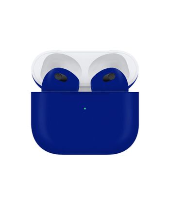 Apple Airpods (3rd Generation) Customized By Caviar Matte Cobalt Blue