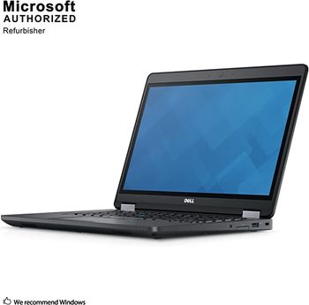 كمبيوتر محمول Dell Latitude E5470 عالي الدقة للأعمال (Intel Core i5-6300U ، 8 جيجابايت رام ، 256 جيجابايت SSD SSD ، HDMI ، كاميرا ، WiFi ، قارئ بطاقة SC) Win 10 Pro