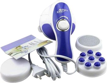 Relax And Spin Tone Manipol Full Body Massager White/Purple