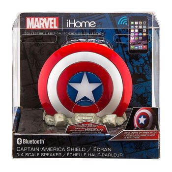 iHome - مكبر صوت بتقنية البلوتوث من Kiddesigns Marvel Captain America