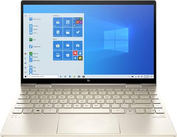 HP  ENVY 13m-bd0023dx - x360 2-in-1 13.3" Touchscreen Laptop - Intel Evo Platform - Intel Core i7-11TH GEN - 8GB Memory - 512GB SSD - Windows 11 - Keyboard Eng Arabic - Pale Gold