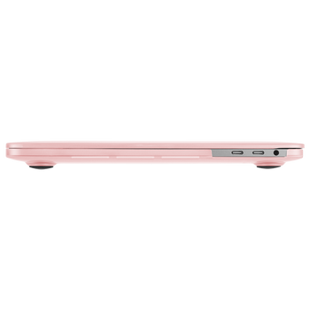 Case-mate Snap-On Apple Macbook Pro 13" 2020 Case - Transparent Hardshell cover Impact & Scratch Protection, See-Through Apple Logo w/ Keyboard Cover (US & UK Layout) - Light Pink