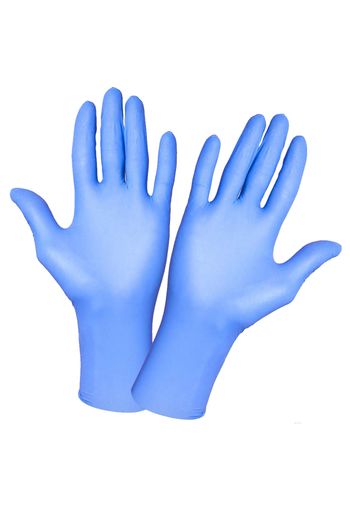 Powder Free Nitrile Disposable Blue Gloves 100 Pcs