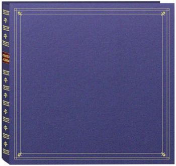 Pioneer MP-300/BB Photo Albums 300-Pocket Post Bound Leatherette Cover Photo Album for 3.5 by 5.25-Inch Prints, Bay Blue