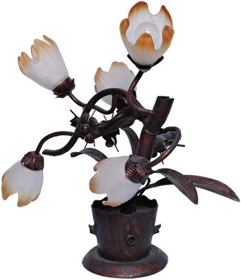 Al Masah Crystal Twig Flower Table Lamp - Tab00047