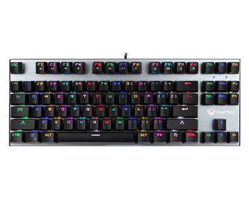 Meetion MK04 TKL RGB Backlit Multimedia Blue Switch Mechanical Gaming Keyboard