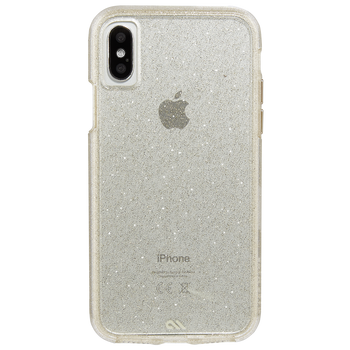 Case-Mate - iPhone XS/X Sheer Glam Case Champagne