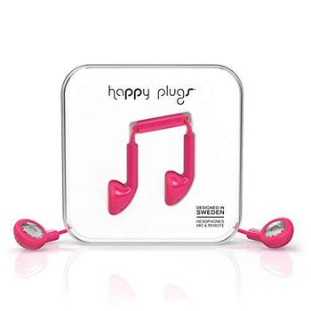 Happy Plugs Earbud - Cerise