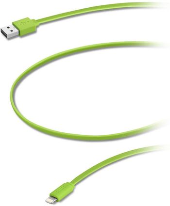 Aiino AICLTNGMFIF-GR Lightning Cable 1.2 m Mfi Flat - Green (Pack of 1)