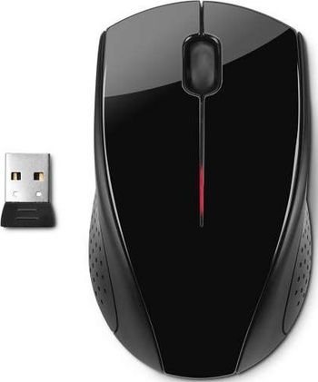 HP X3000 2.4GHZ, 1200 dpi Optical Wireless Mouse -Black