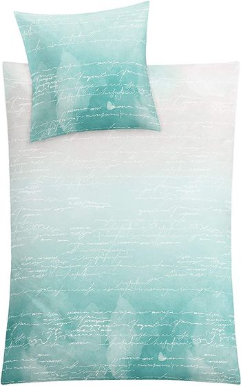 Kleine Wolke Wimp and Jade Bed Linen Set, Multi-Colour, 155 x 220 cm, 2 Pieces