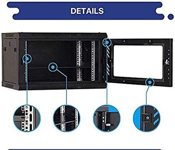 6U CABINET 600X600 WALL MOUNT Flat package, easy to carry and saving space