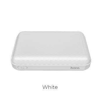 Hoco J35- Sunshine dual usb port mobile powerbank 10000mAh - White