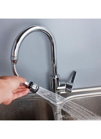 Turbo Flex Flexible Faucet Sprayer Silver