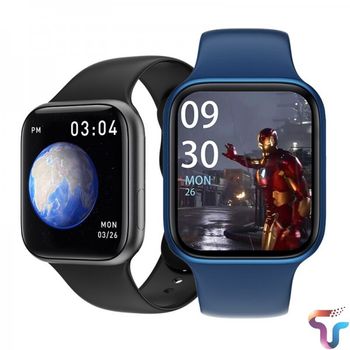 DM96 smart watch series 8 smartwatches Full Screen Bluetooth Call Sport Monitor - Blue