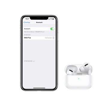 hoco. EW47 Original Series TWS Wireless Headset Wireless Bluetooth Earphones for Android & IOS - White