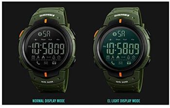 SKMEI 1301 Smart Watch Bluetooth Digital Sport Watch with Pedometer for iOS Android - Green