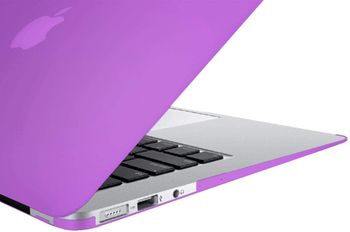 Promate Ultra-Thin Soft Shell Cover For Macbook Pro15 With Retina Display, Macshell-Pro15 Purple