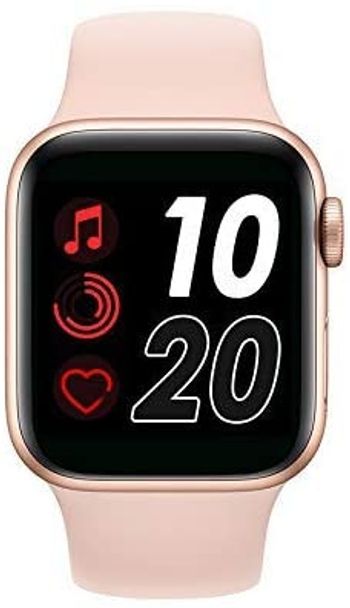 T500 Smart Watch Bluetooth Call Music Player Rose Gold