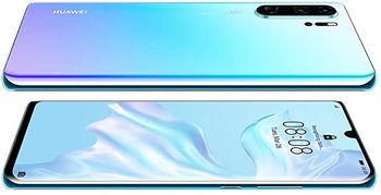 هاتف هواوي P30 Pro الذكي ثنائي الشريحة 256 جيجابايت 8 جيجابايت رام - كريستال بريثينج