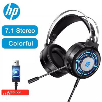 HP H120G RGB Backlit Effect, Wired Gaming Headset for PC and Laptop